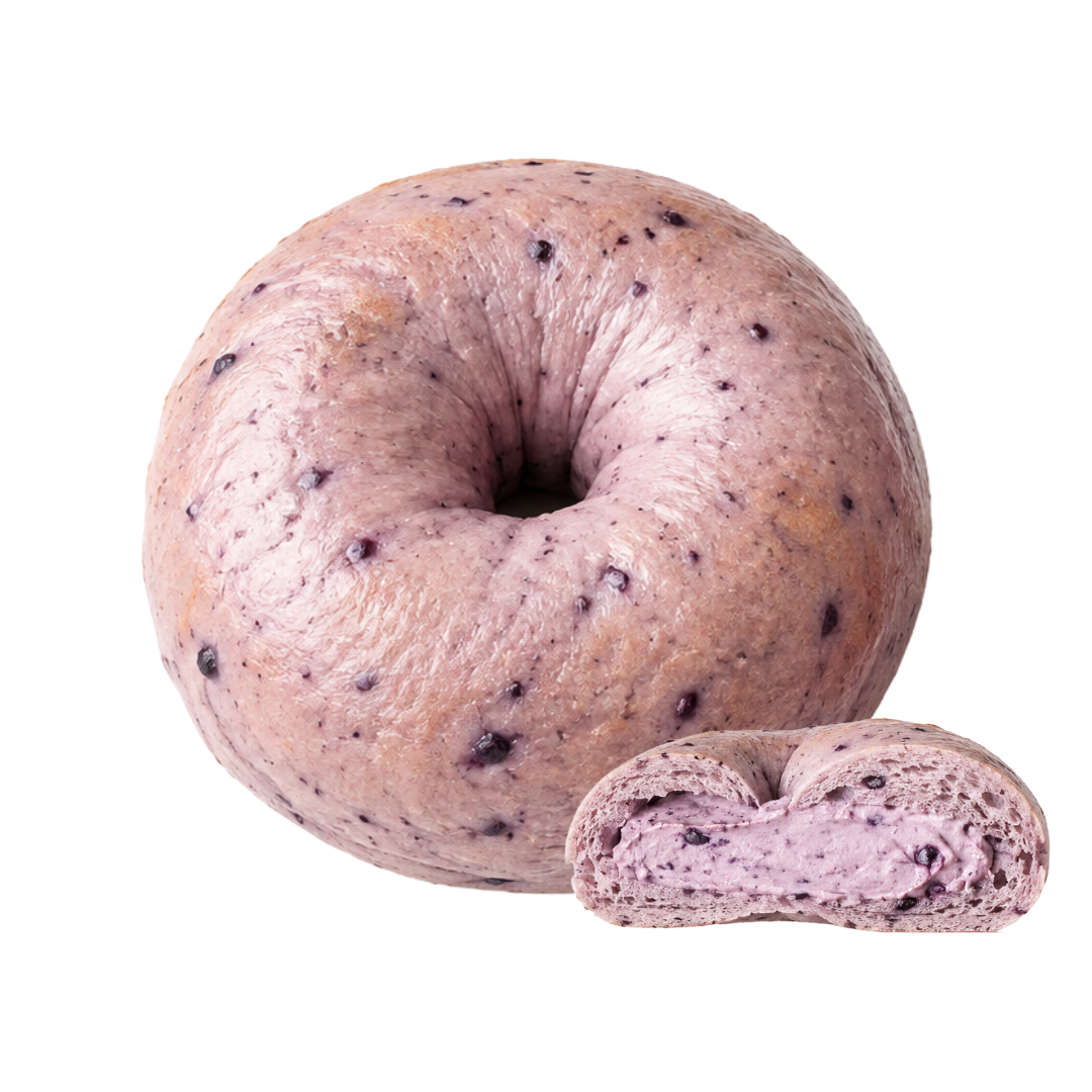 Blueberry Cream Cheese Bagel