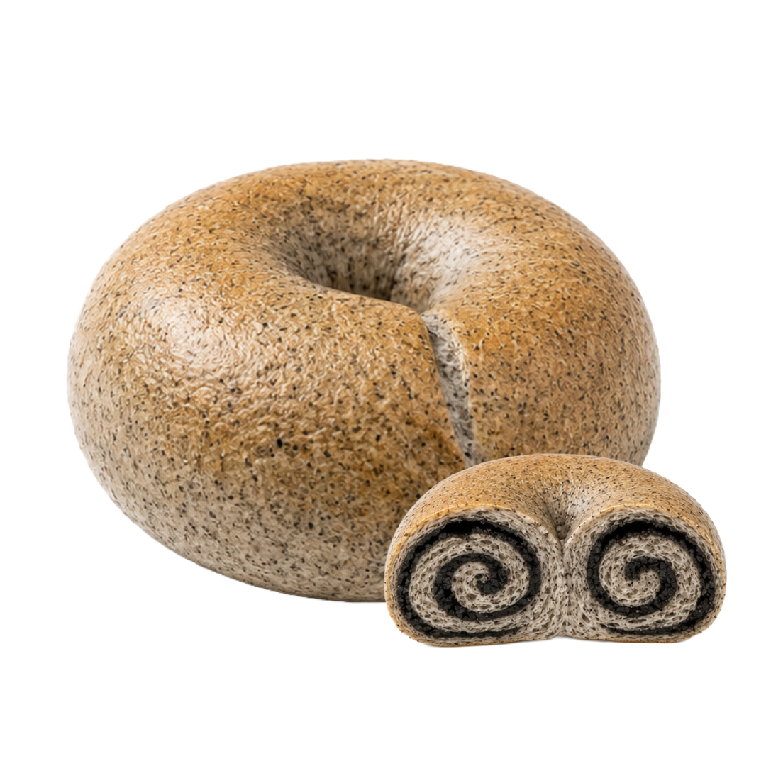 Double Black Sesame Bagel